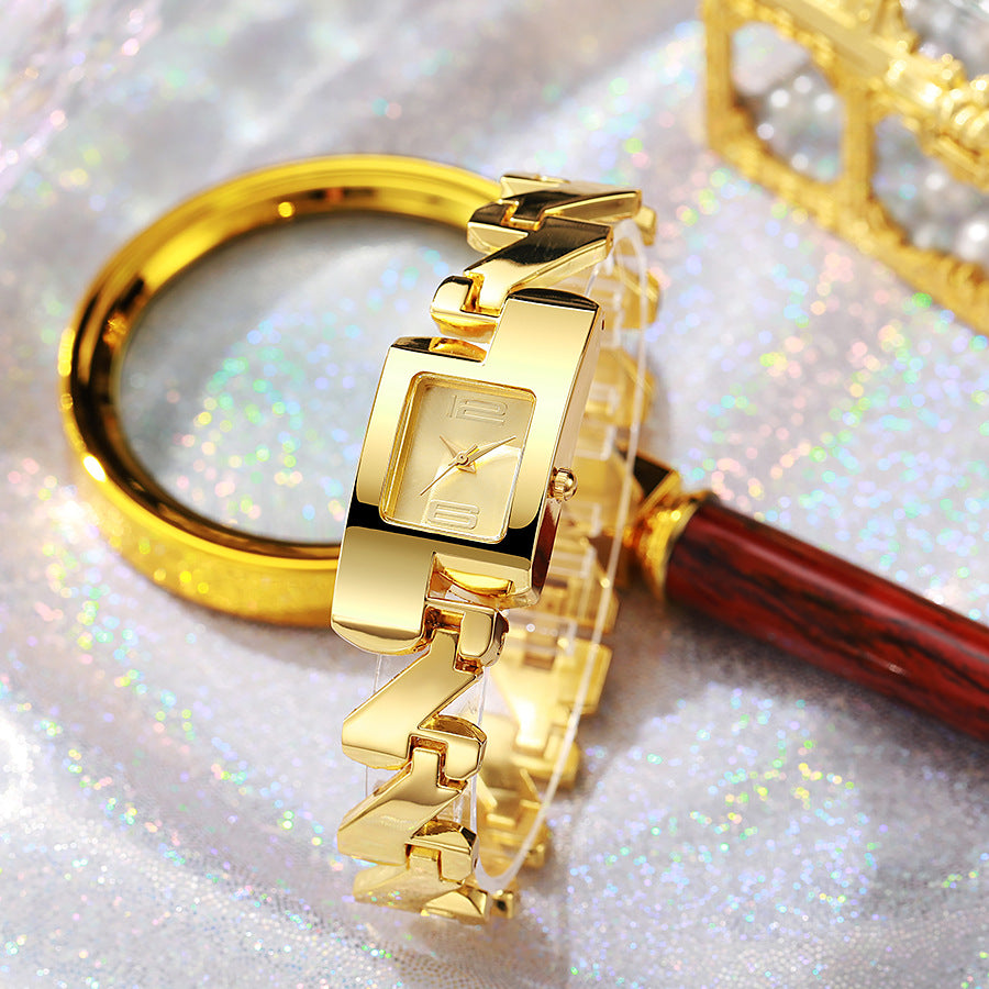 Reloj de Lujo para Mujer – Pulsera de Aleación, Moda y Elegancia en Cuarzo