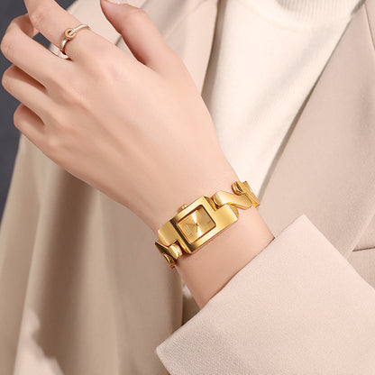 Reloj de Lujo para Mujer – Pulsera de Aleación, Moda y Elegancia en Cuarzo